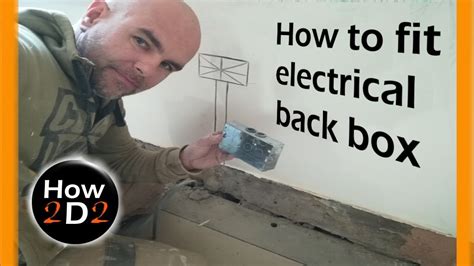 electrical socket back box depth|electrical back box installation.